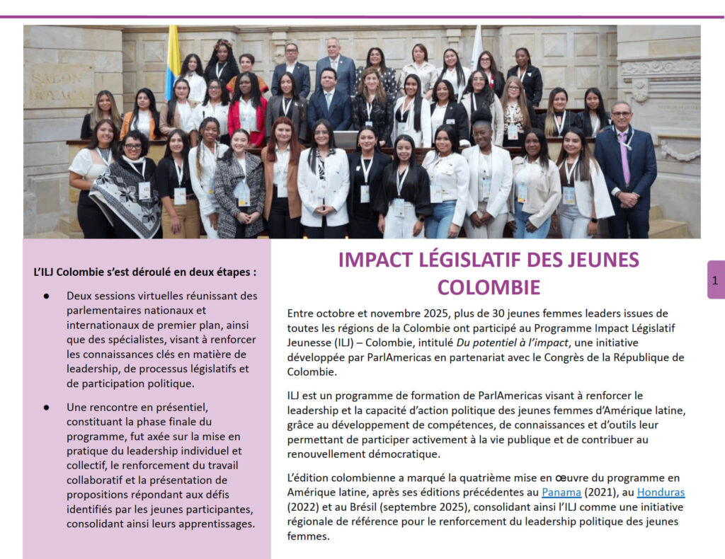 ParlAmericas › Cover-ILJ-Colombia-fr