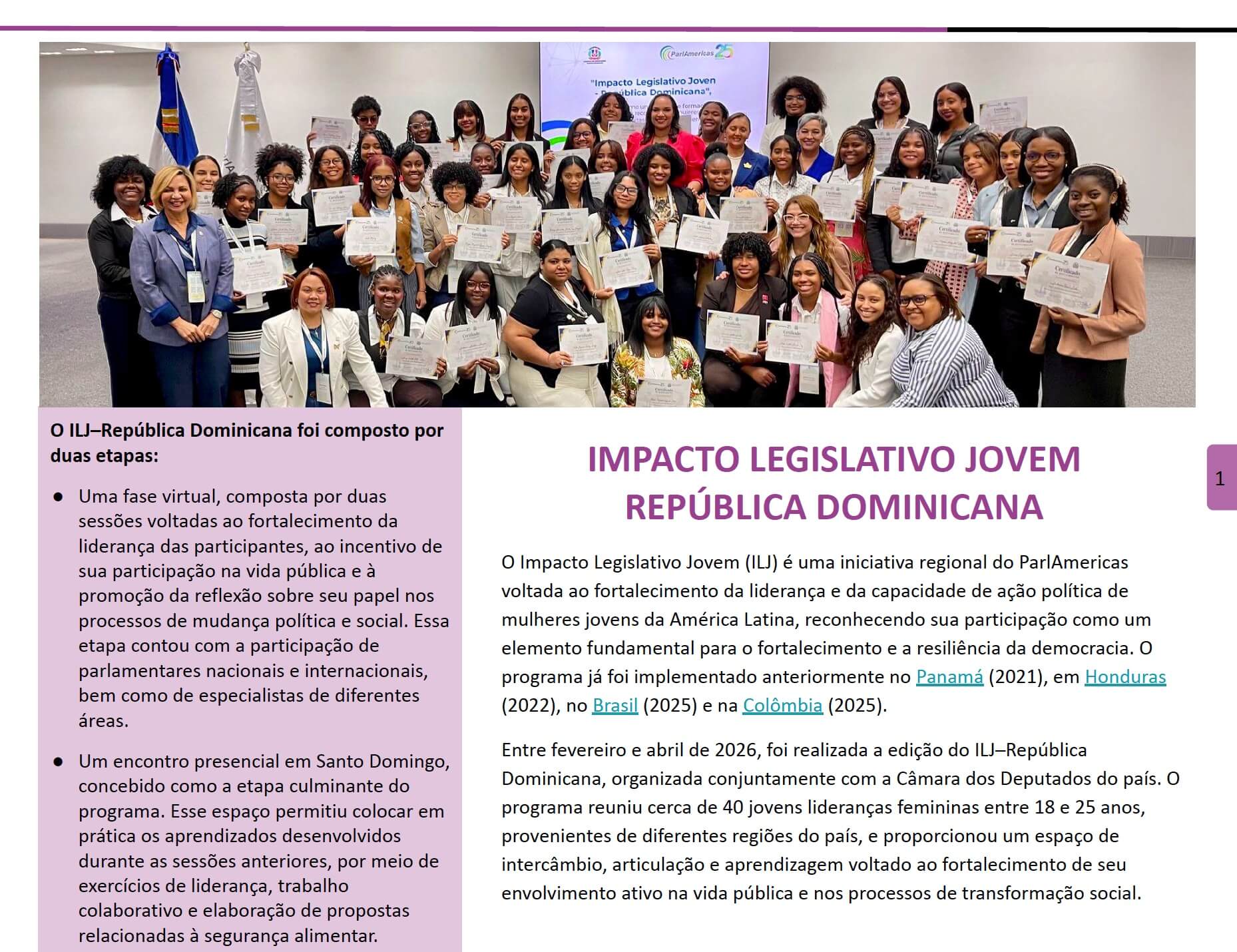 ParlAmericas › Cover-ILJ-DR-pt