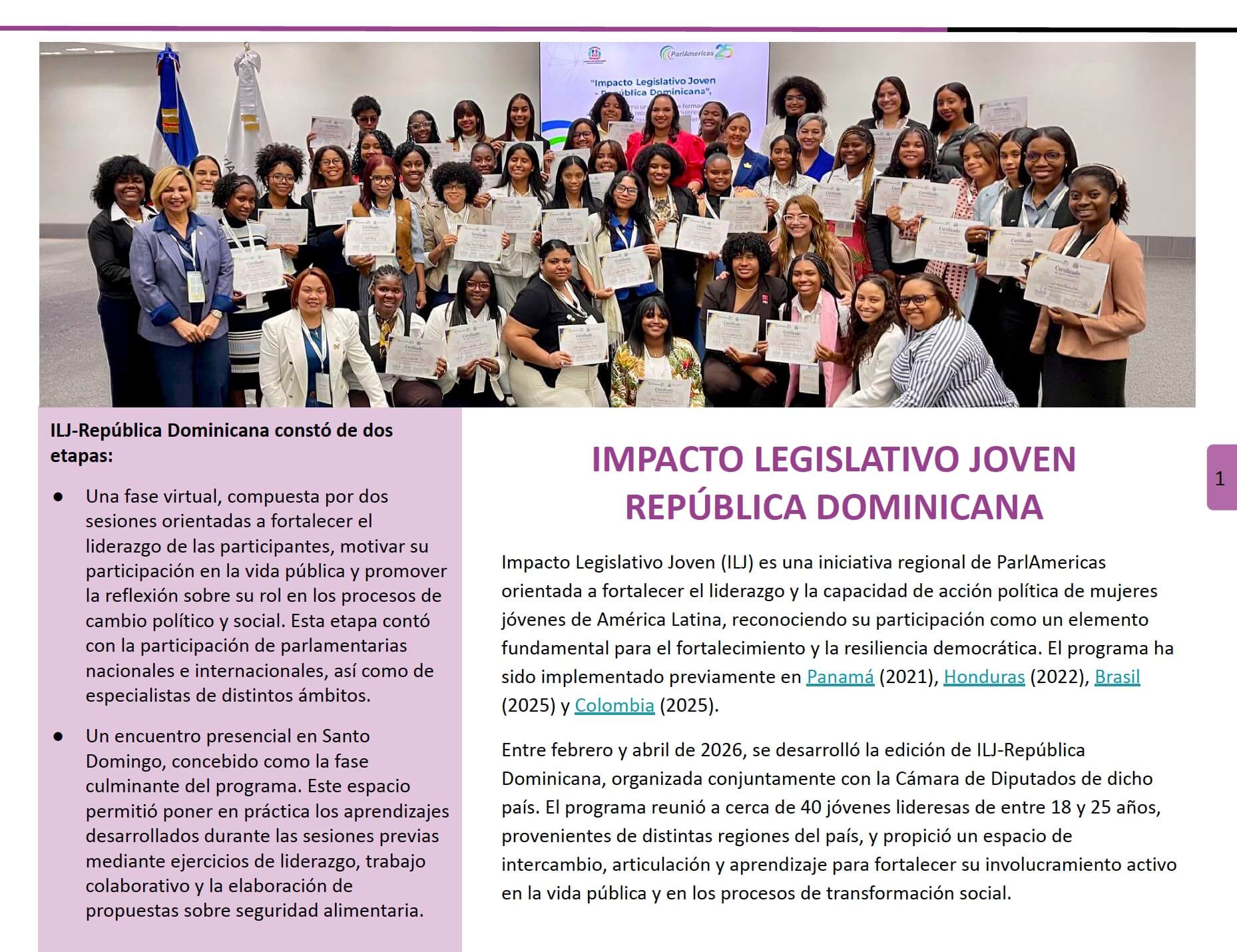 ParlAmericas › Cover-ILJ-DR-sp